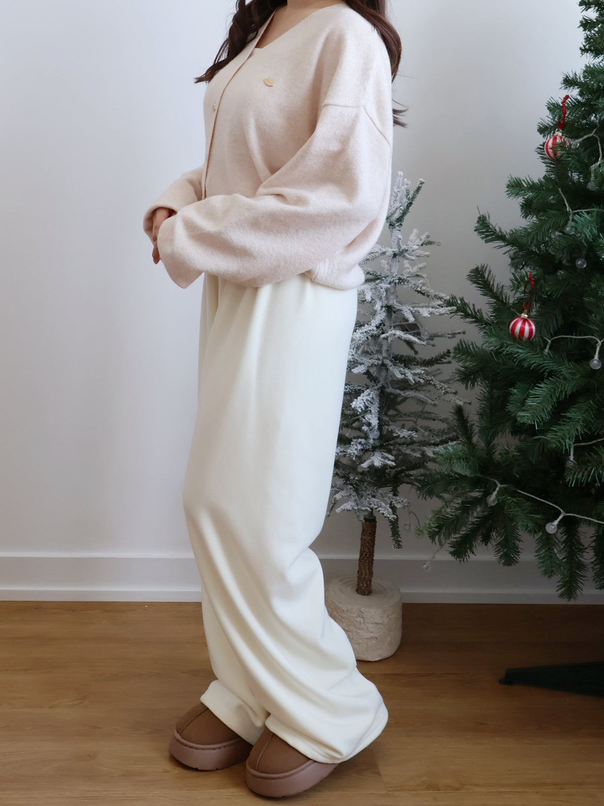 Winter Essential❄️Extra Warm Fleece Loose Pants(Cream)