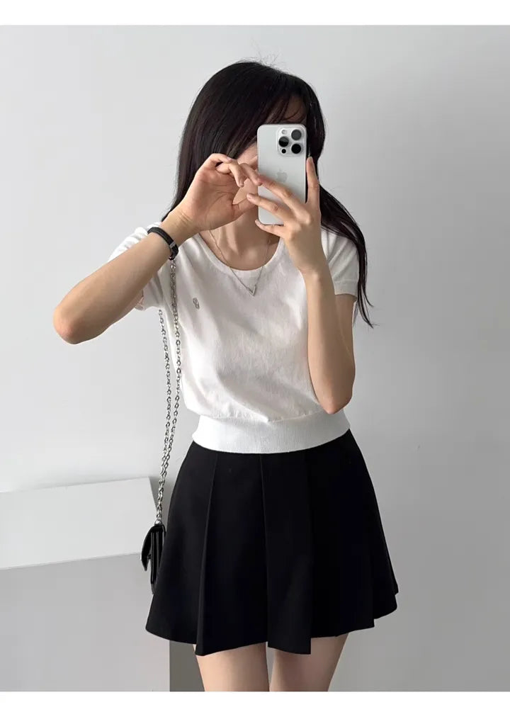 Round Neck Pendant Knit Top(5 colors)