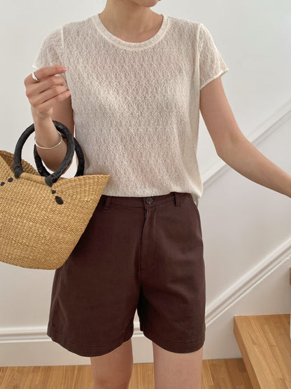 Romantic Sheer Lace Top(2 colors)