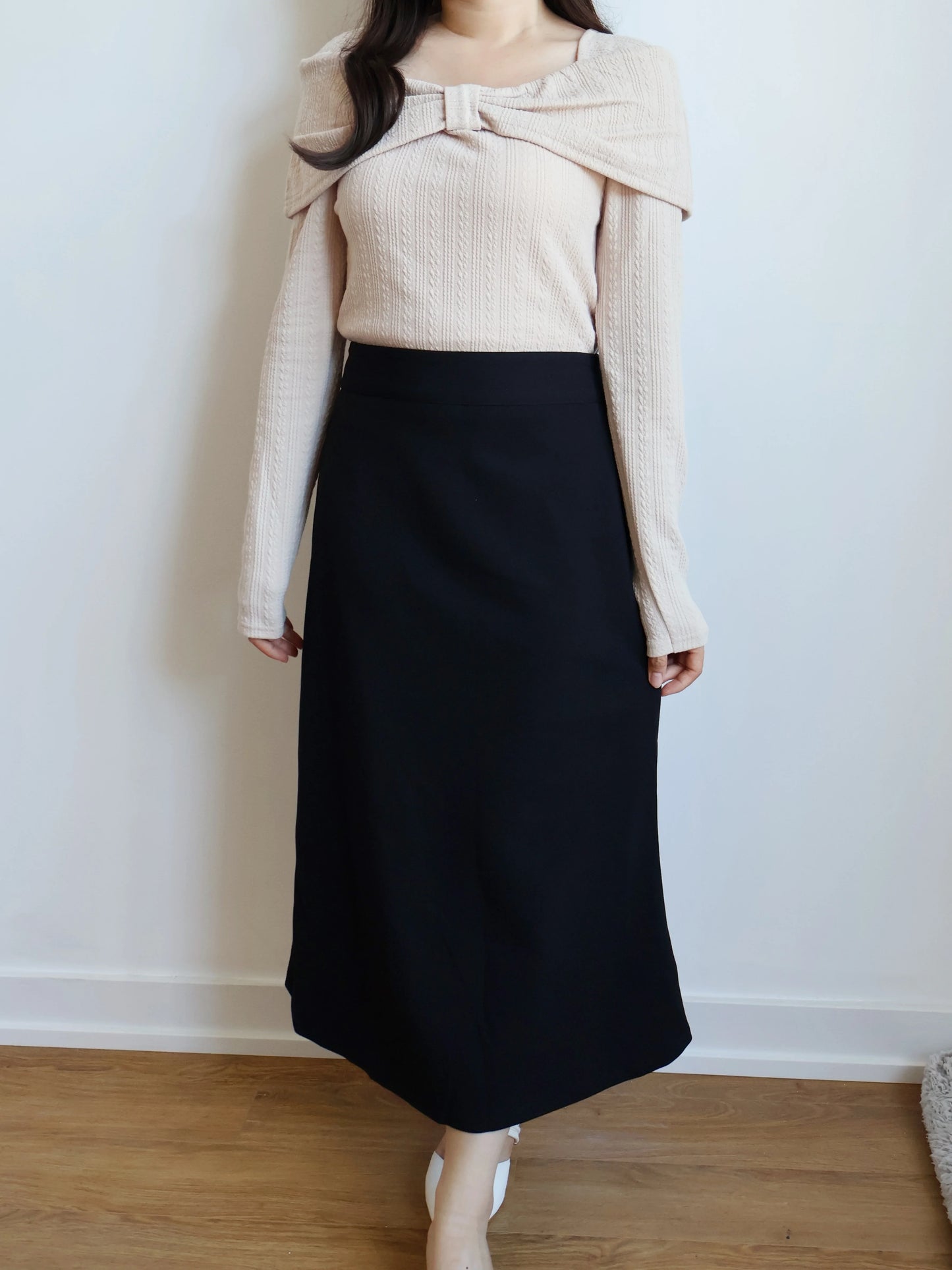 Romantic Bowknot Top(Beige)