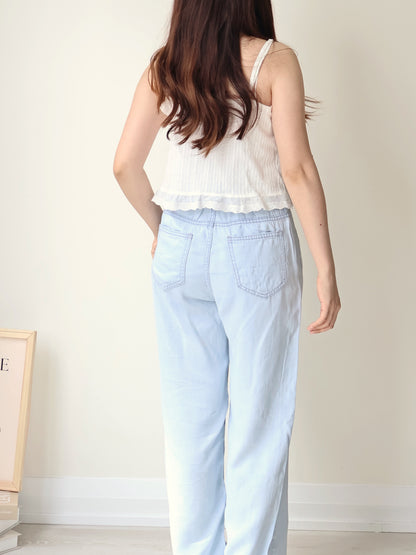 Romance Intricate Crochet Cotton Camisole Top(2 Colors)