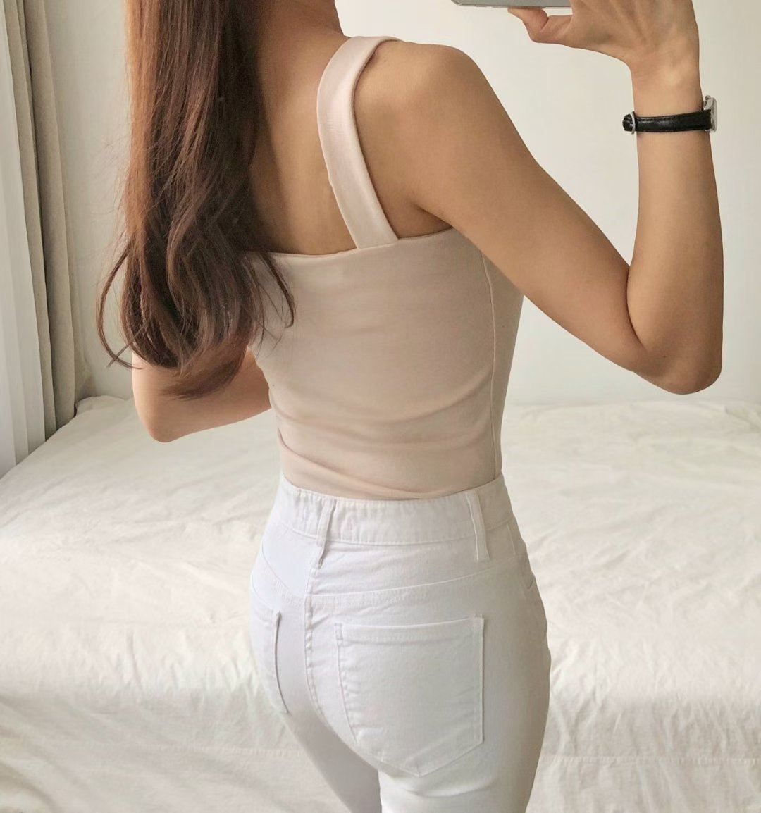 Everyday Straight-Neck  Cloud Touch Bra Top(4 Colors)