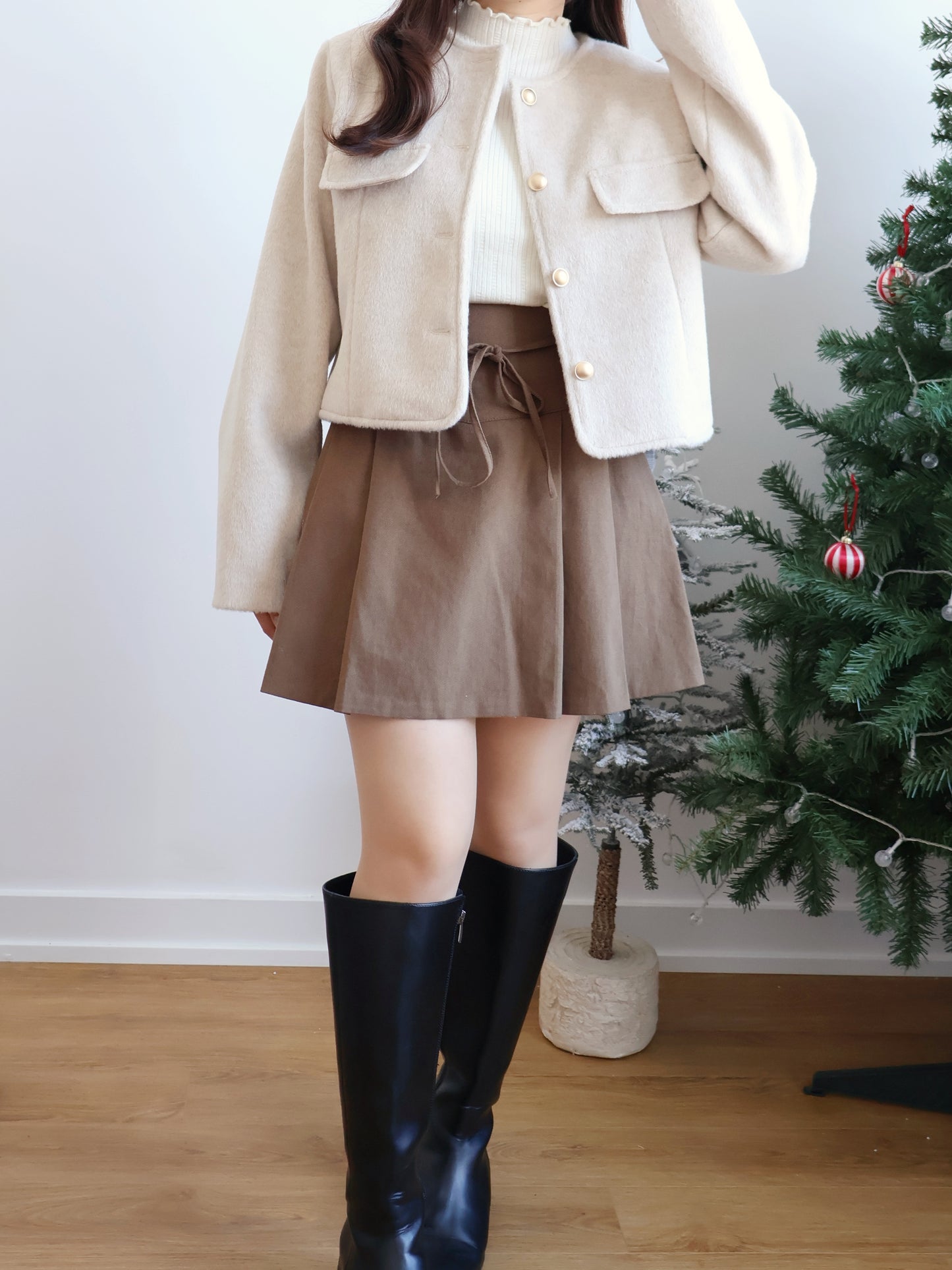 [20% WOOL] Luxury Coco Plush Jacket