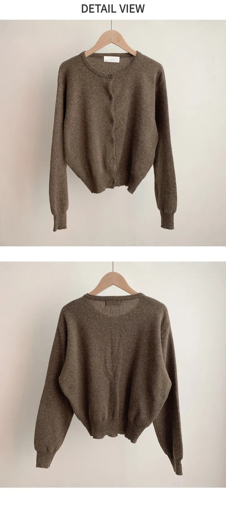 Daily Round Knit Cardigan(10 colors)