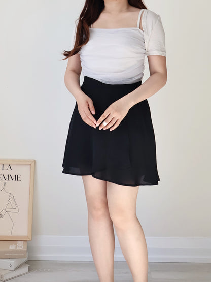 Ethereal Sheer Double-Strap Layering Top(Light Grey)