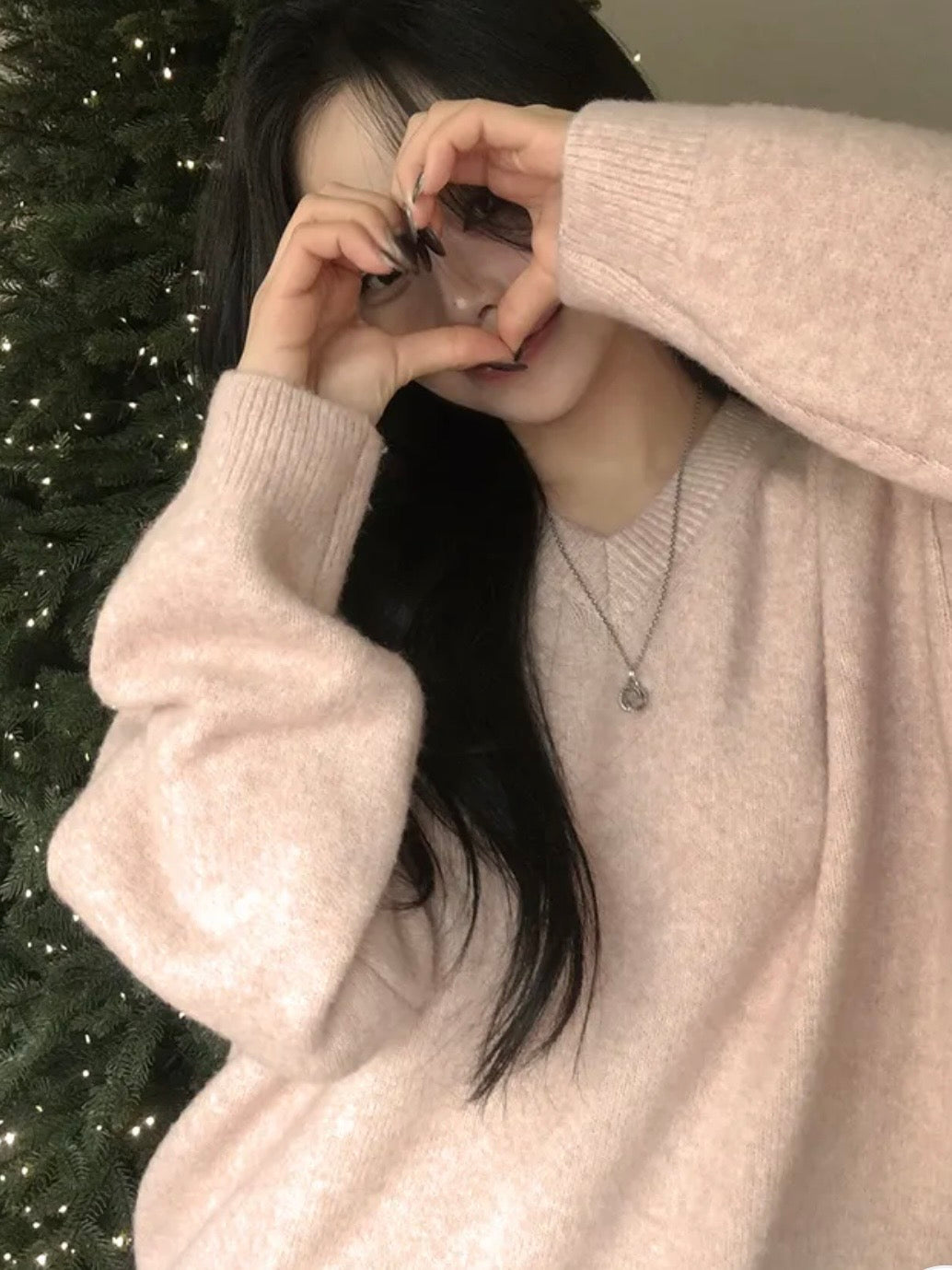 Lambswool Loose V-neck Sweater(9 colors)