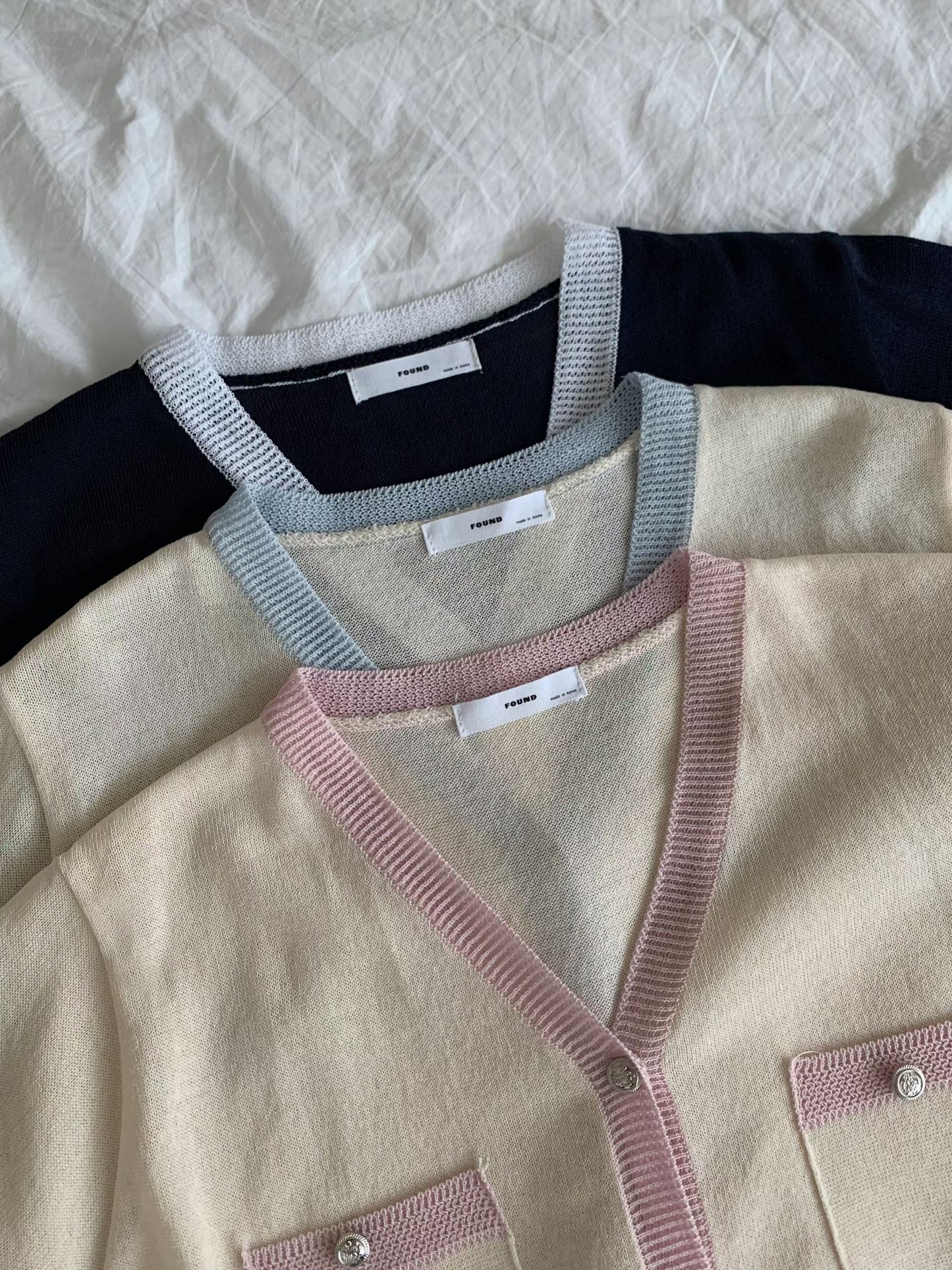 Frenchy Coco Embossed Buttons Knit Top(3 Colors)