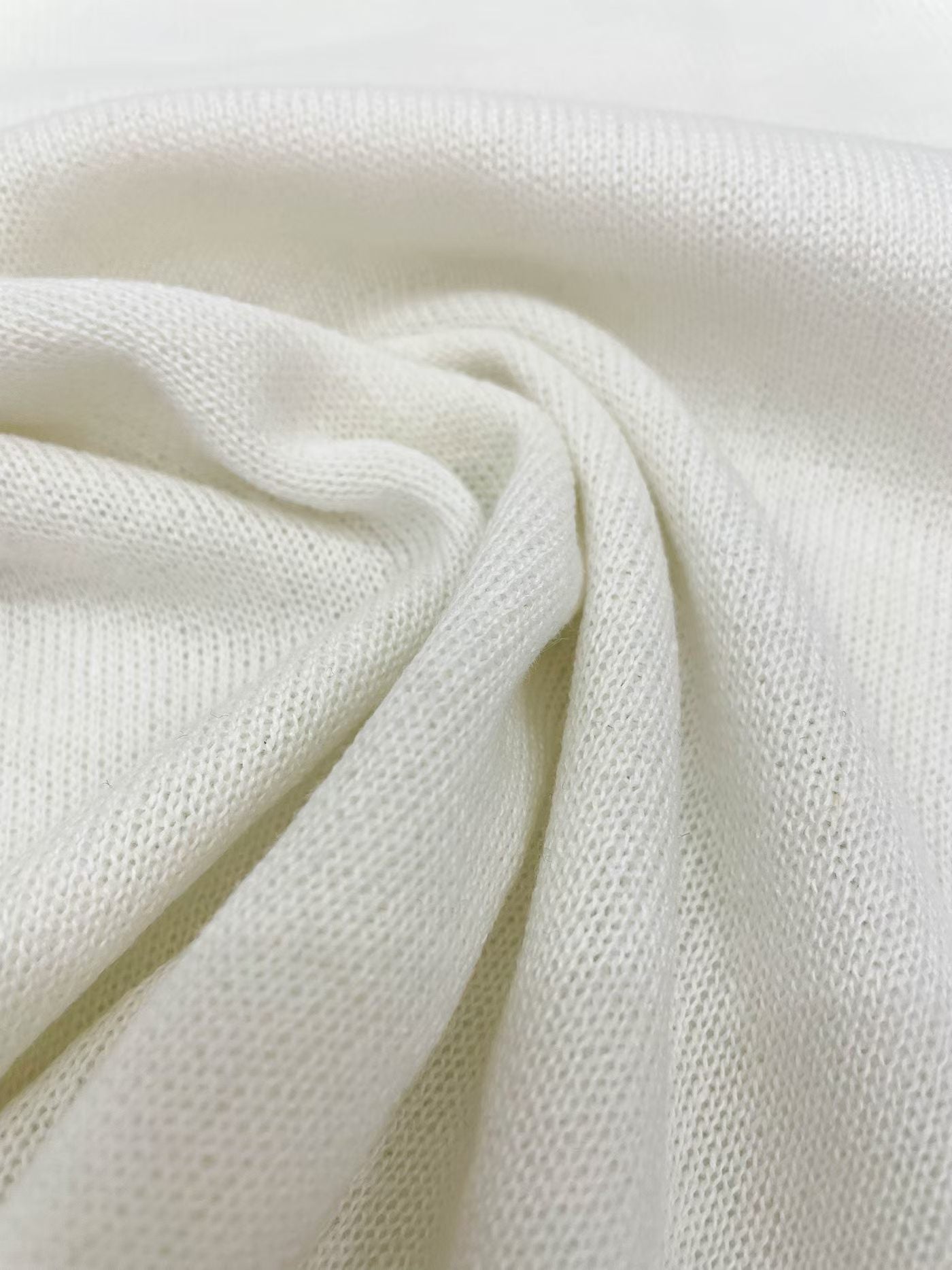Elegant Scalloped-Trim Breathable Linen Knit Top(4 colors)