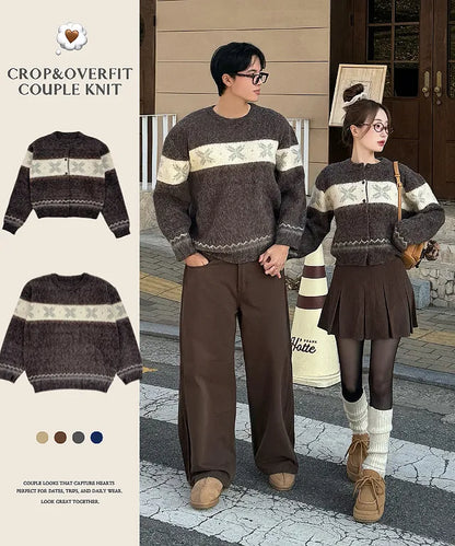 Winter Nordic Snowflake Sweater