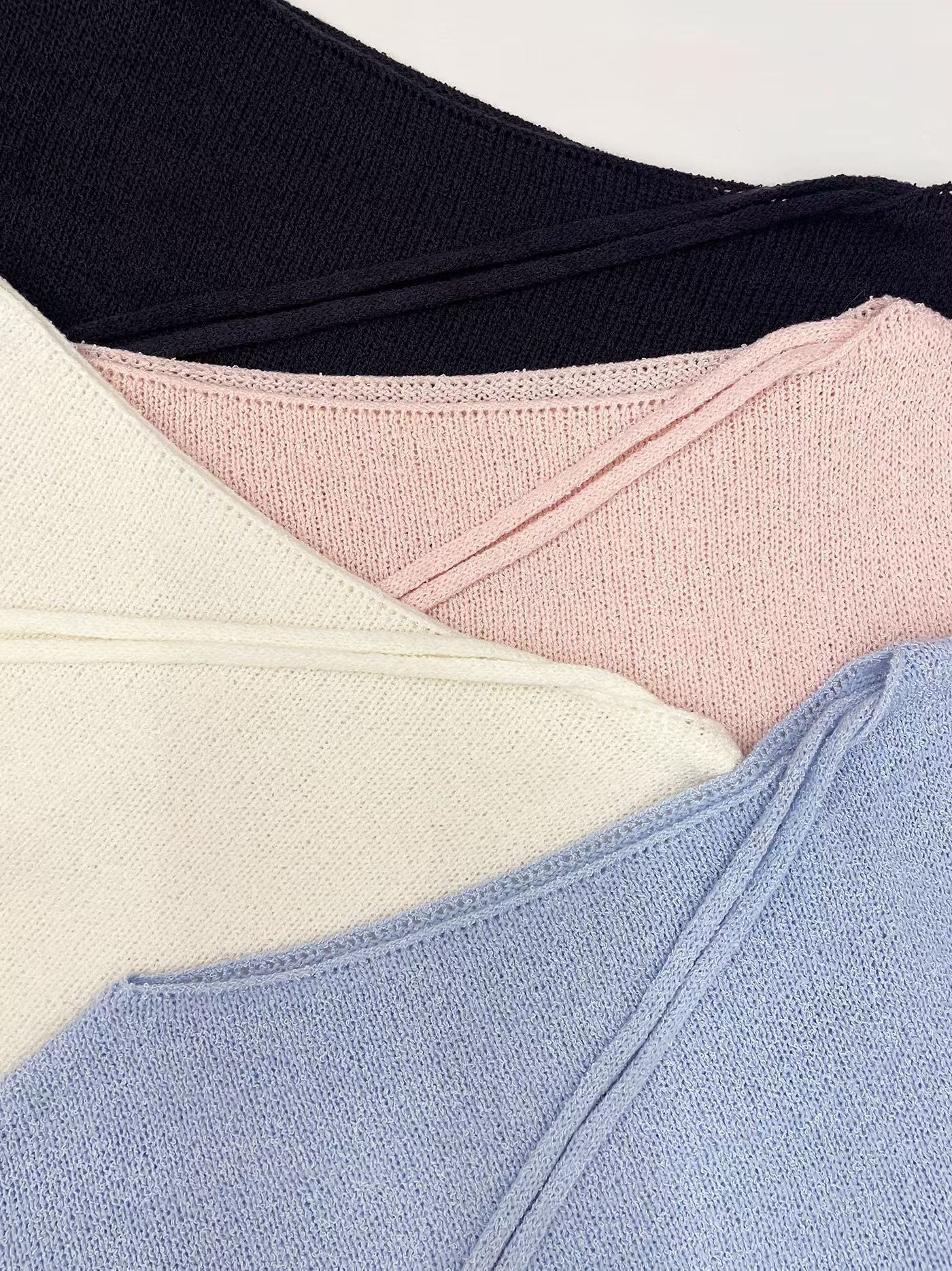 Romance Choker Slit Knit Top(4 colors)