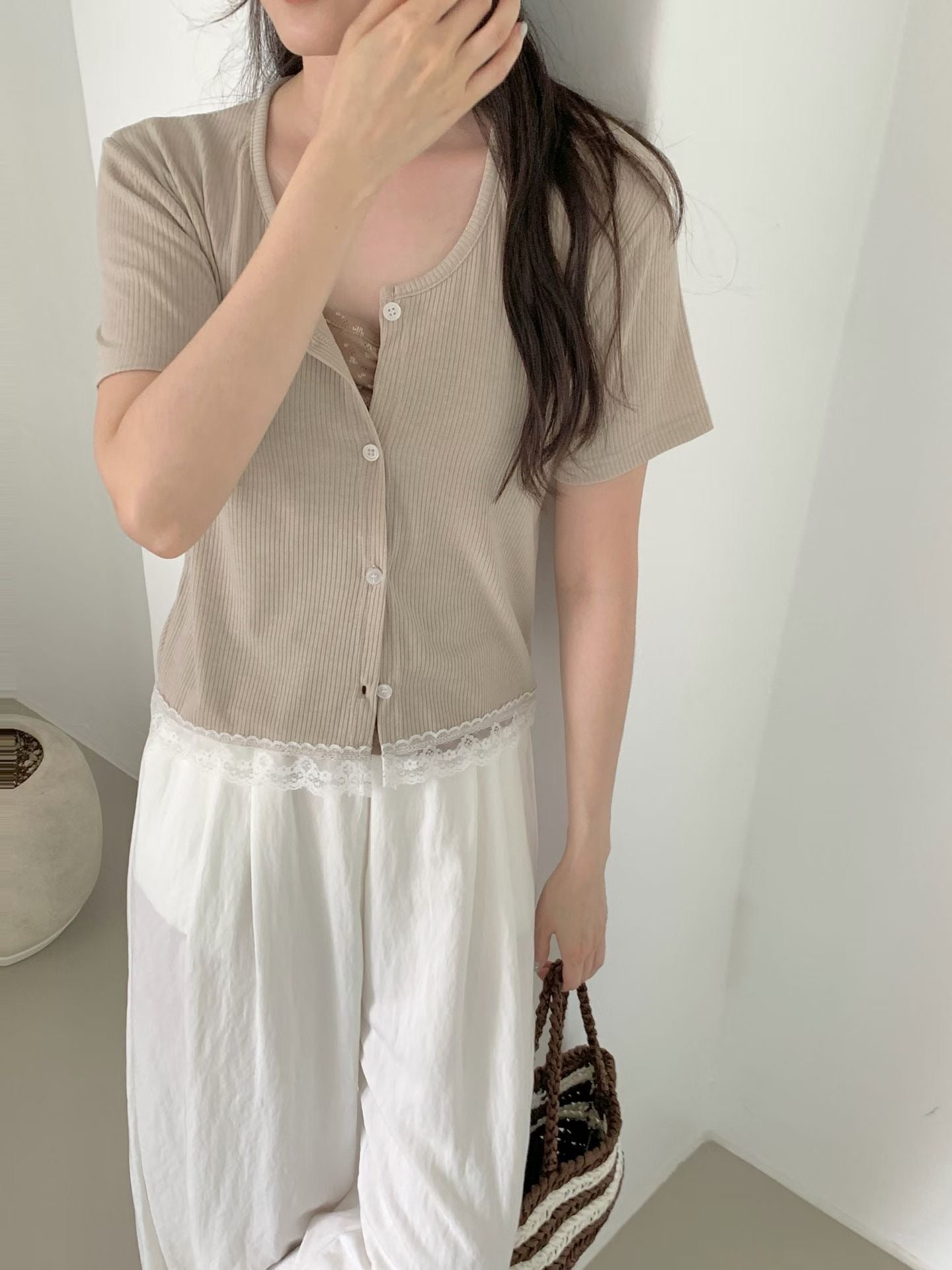 French Chic Dainty Floral Cami & Cardigan Set(3 colors)
