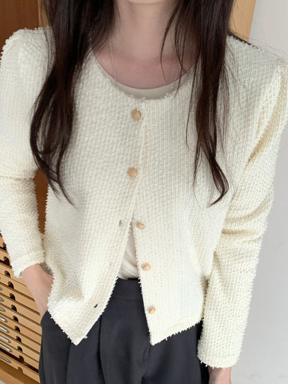 Snowflake Tweed Jacket(2 colors)