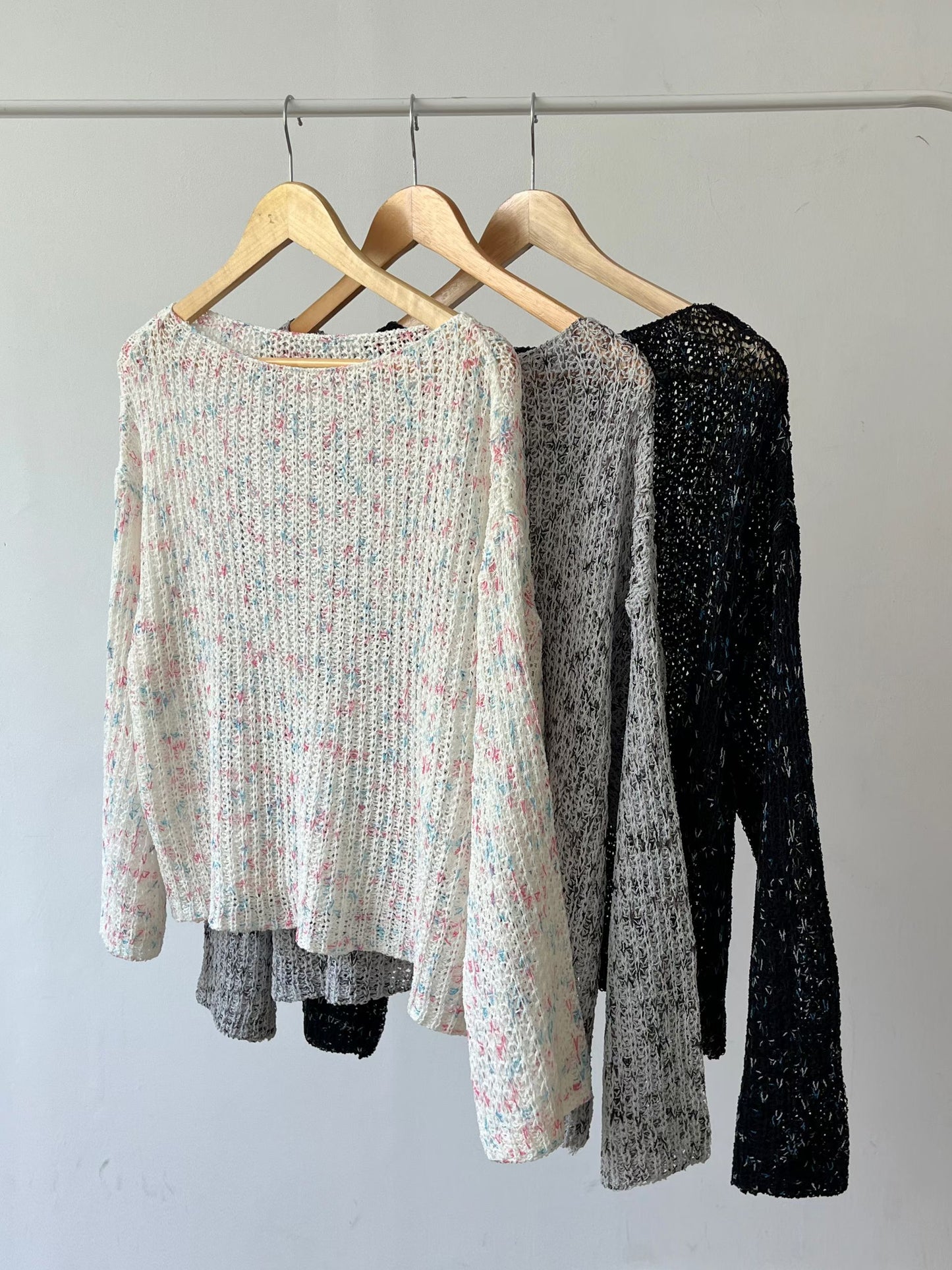 Spring Sorbet Relaxed Fit Knit Sweater(3 colors)