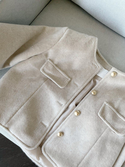 [20% WOOL] Luxury Coco Plush Jacket