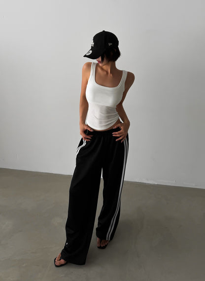 Square Neck Ribbed Bra Top(6 Colors)