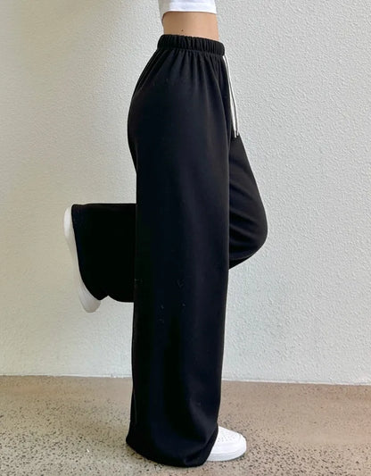Winter Essential❄️Extra Warm Fleece Loose Pants(Black)