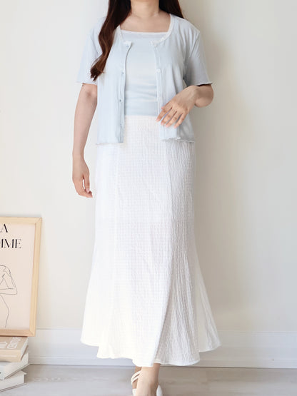 Ethereal Silk-Touch Modal Lace Trim Cami+cardigan Set(3 colors)