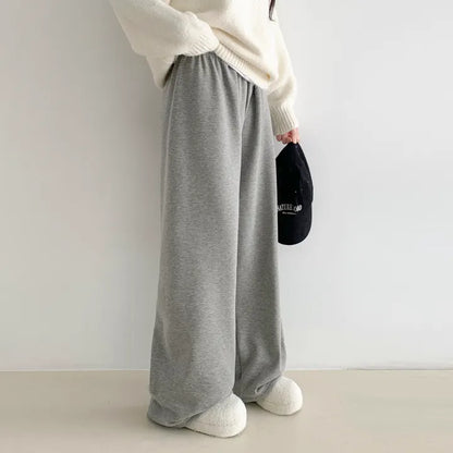 Winter Essential❄️Extra Warm Fleece Loose Pants(Grey)