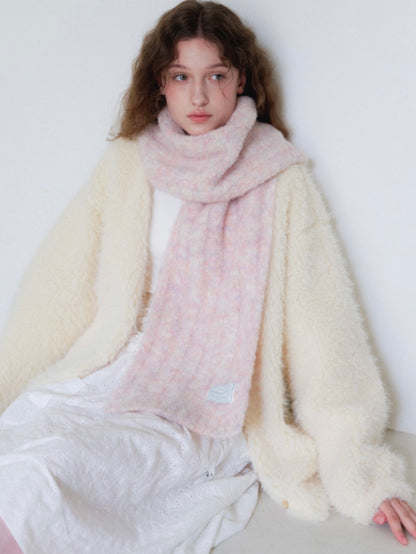 [Renny Rennie] 10% Wool！Fluffy Puppy Muffler(6 colors)