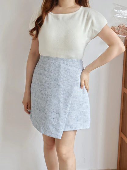 Mochi-Soft Flattering Knit Top(Ivory)