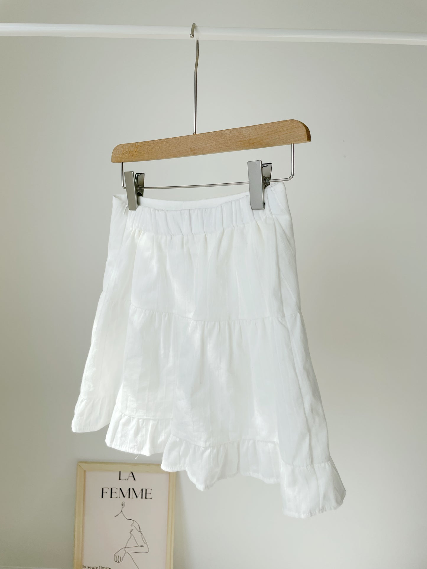 Frenchy Jacquard Airy Tiered Mini Skirt(2 Colors)