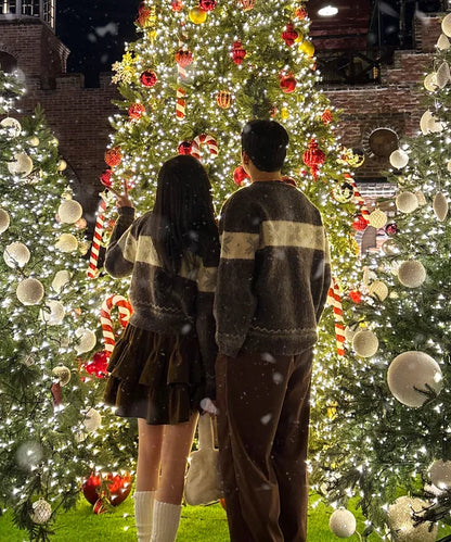 Winter Nordic Snowflake Cardigan