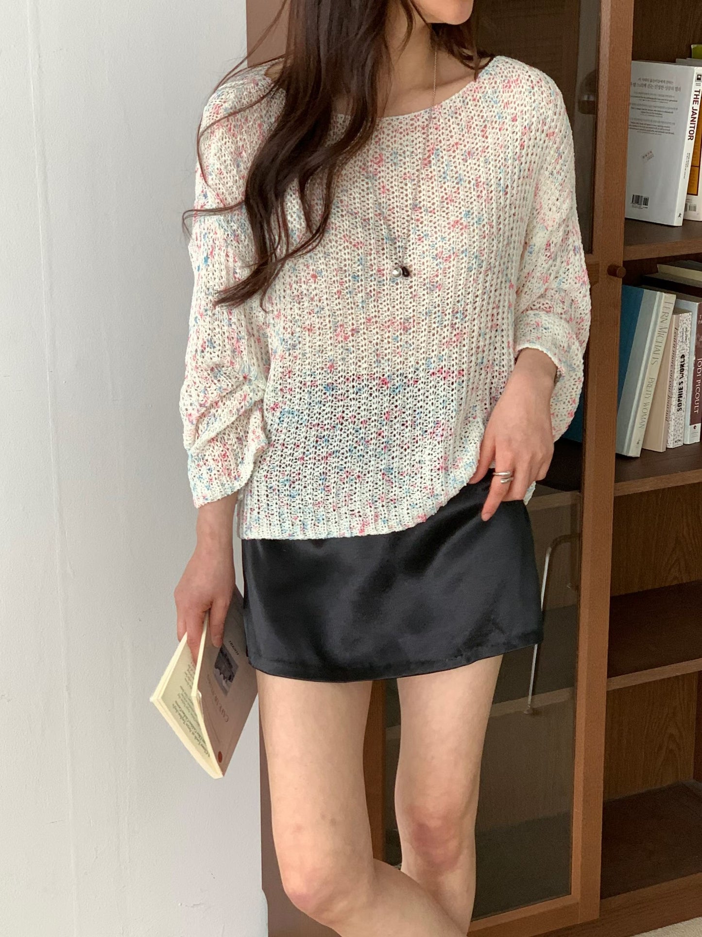 Spring Sorbet Relaxed Fit Knit Sweater(3 colors)