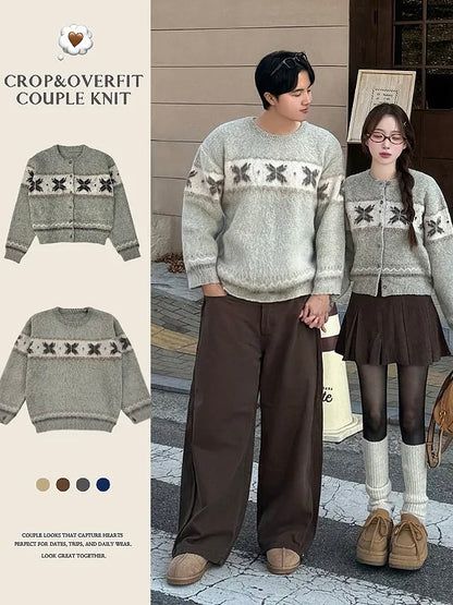 Winter Nordic Snowflake Sweater