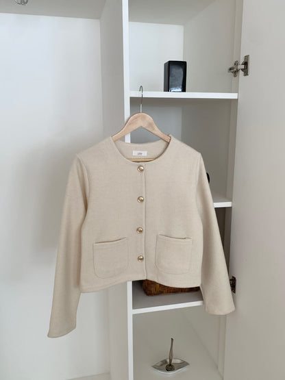 [8% Wool] Coco Teddy Tweed Jacket(3 Colors)
