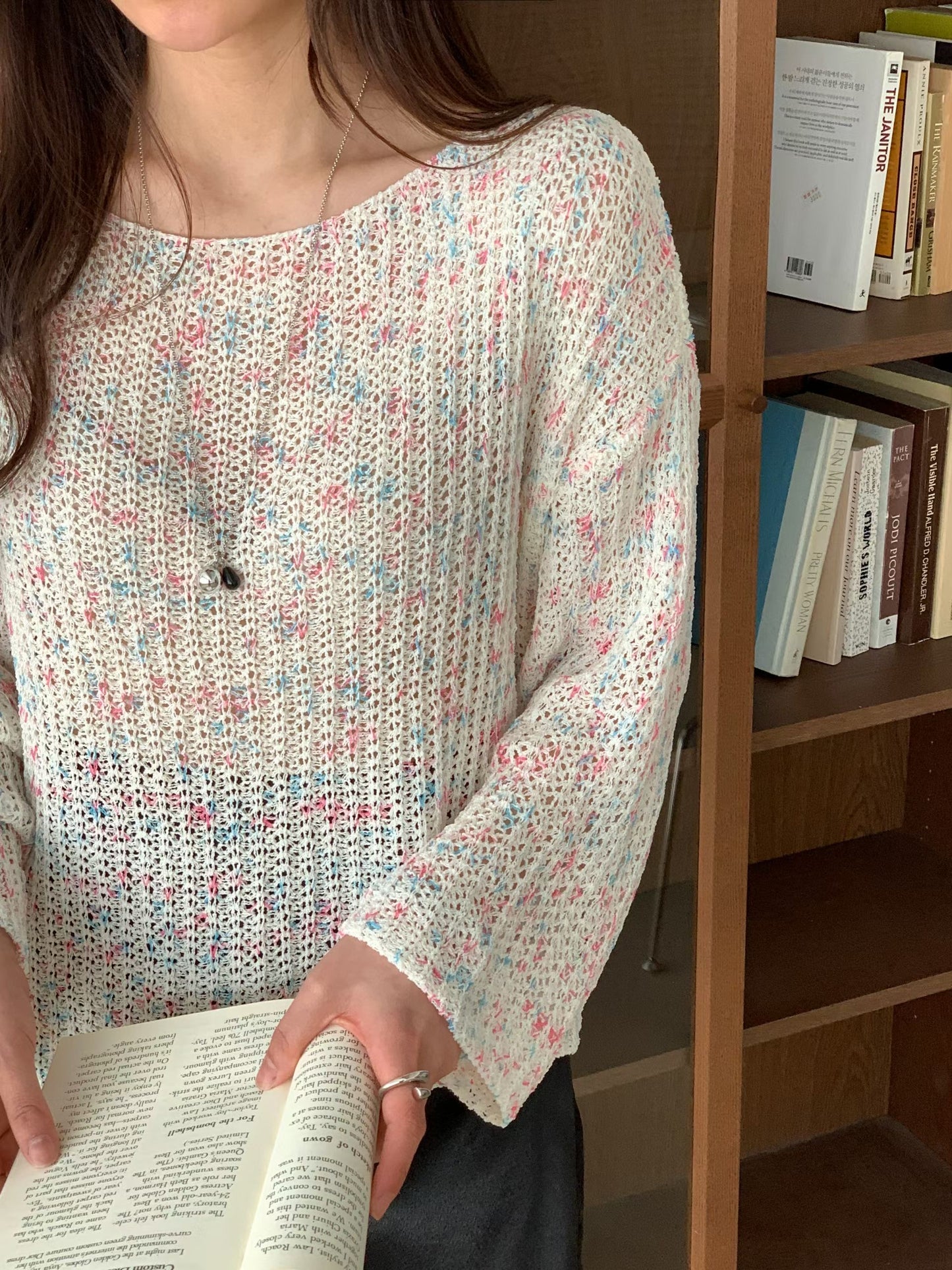 Spring Sorbet Relaxed Fit Knit Sweater(3 colors)
