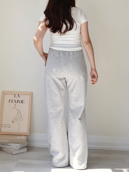 [3 Lengths] Everyday Bootcut Sweatpants(Grey)