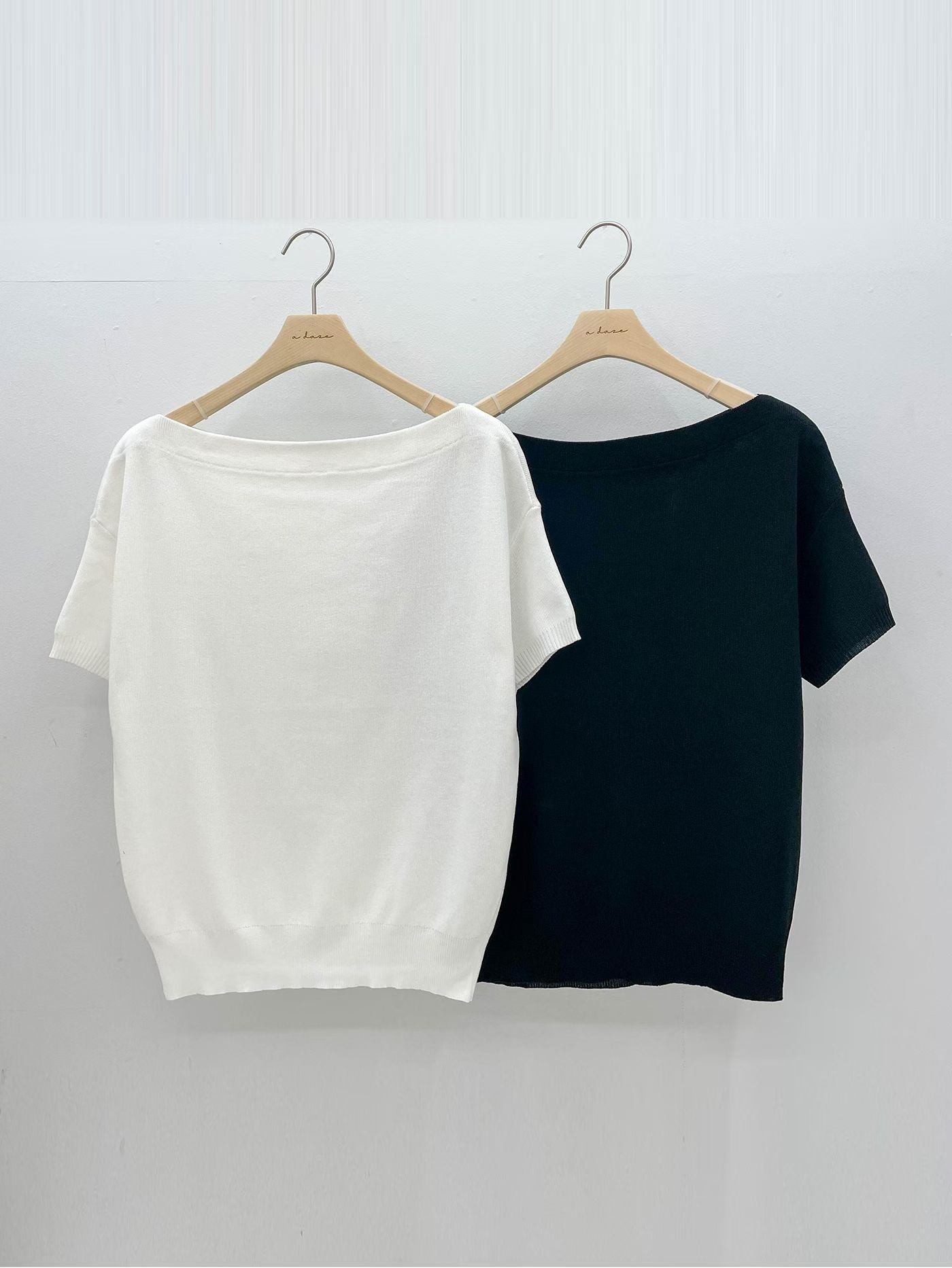 Slouchy Boatneck Knit Top(2 Colors)