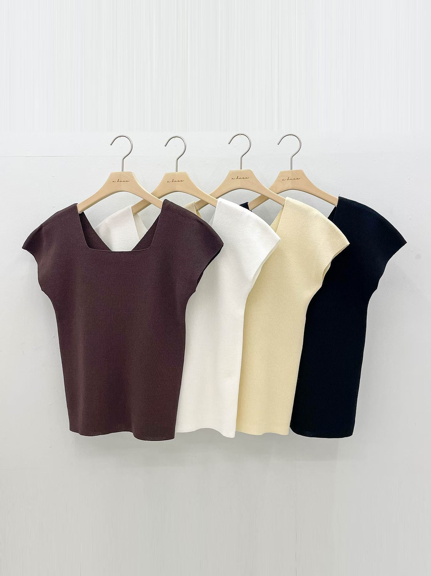 Minimalist Reversible Knit Top(4 Colors)