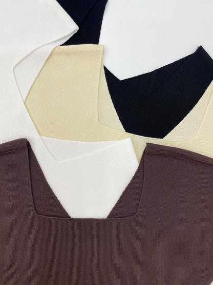 Minimalist Reversible Knit Top(4 Colors)